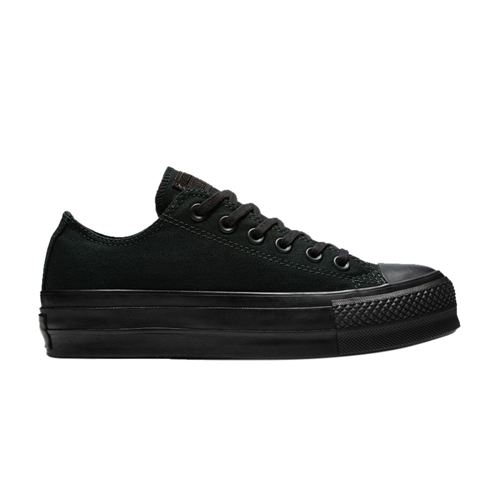 Converse Wmns Chuck Taylor All Star Platform Low 'Triple Black' | Women's Size 5