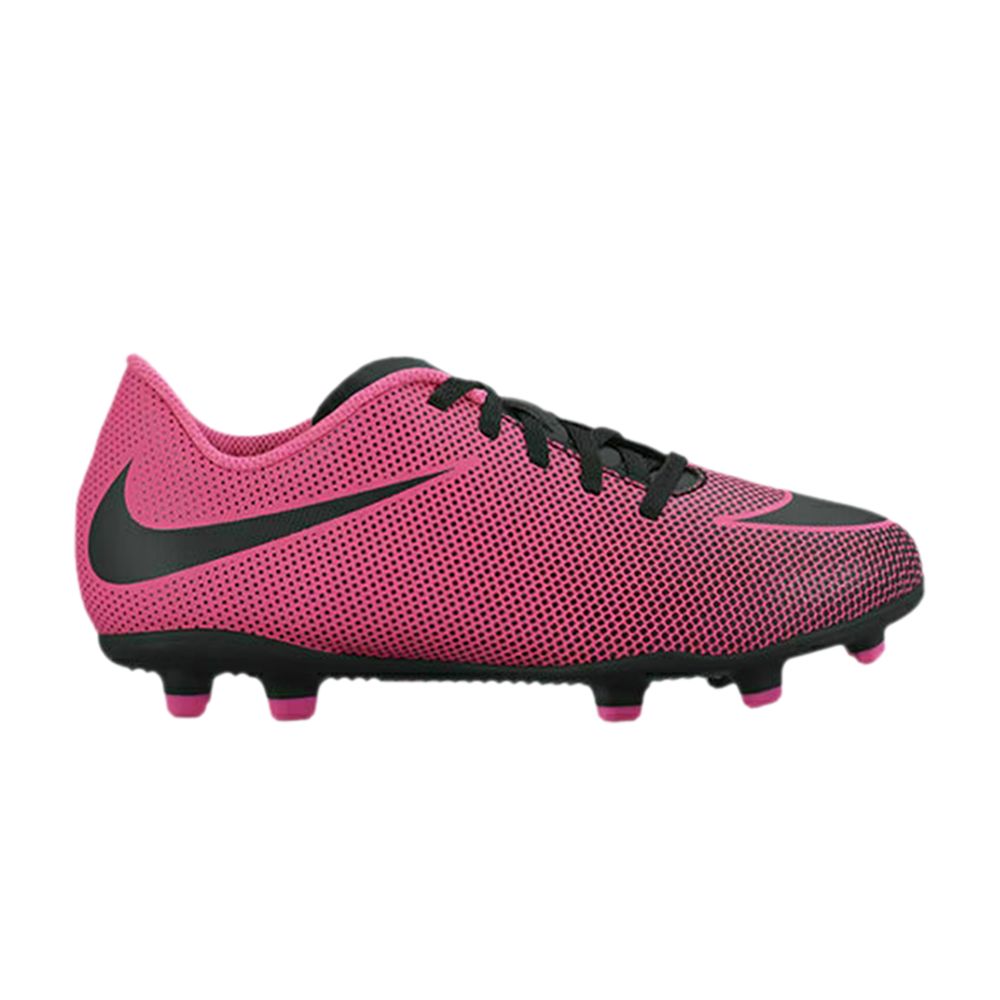 Nike Bravata 2 FG GS 'Pink Blast Black' | Kid's Size 3 - 844442-600