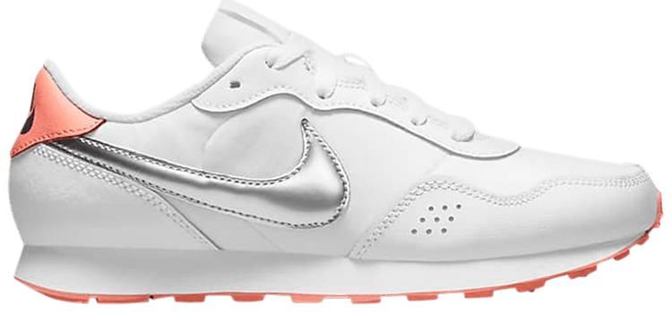 Nike MD Valiant GS White Metallic Silver