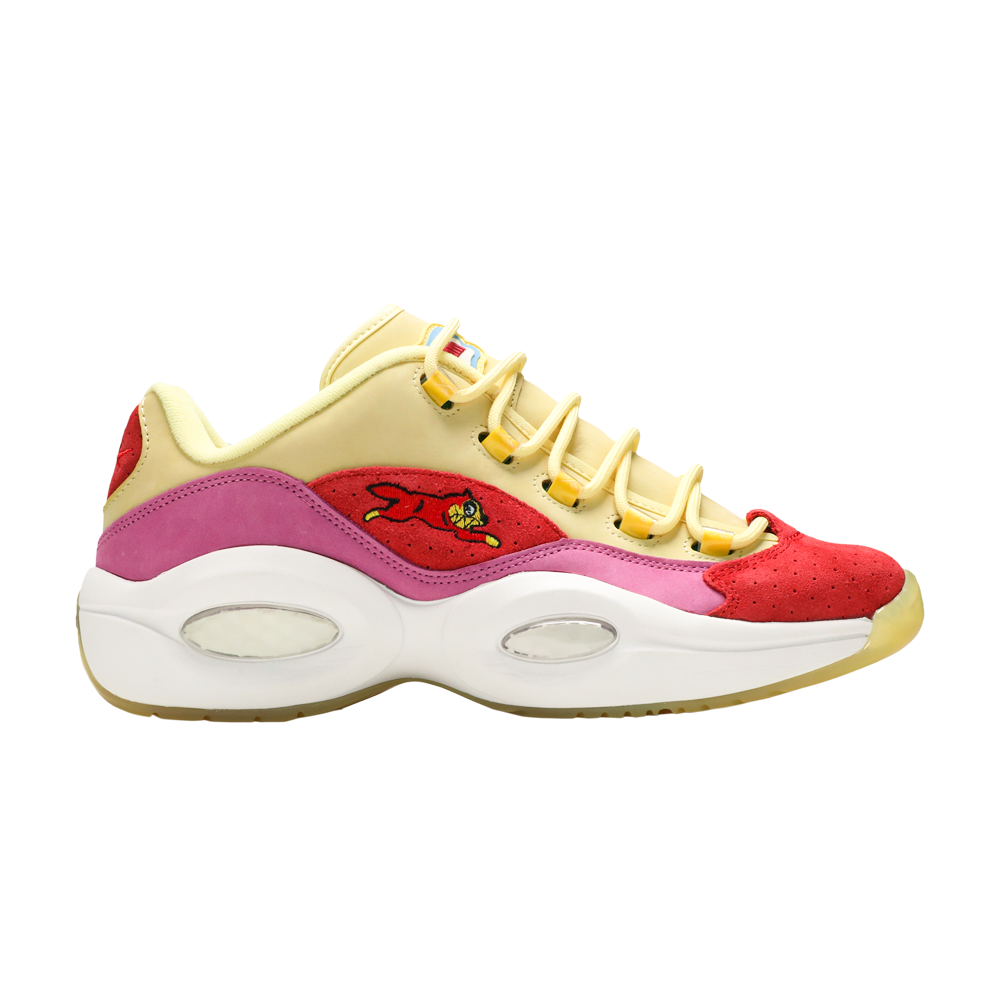 Pre-owned Reebok Bbc Ice Cream X Question Low 'yellow Red'