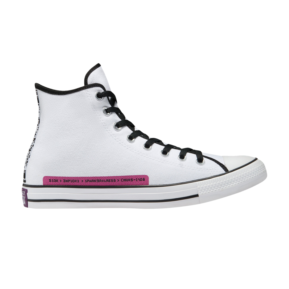 Pre-owned Converse Chuck Taylor All Star High 'dramatic Nights - White'