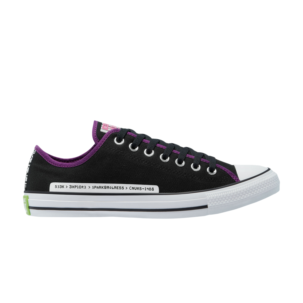 Pre-owned Converse Chuck Taylor All Star Low 'dramatic Nights - Black'