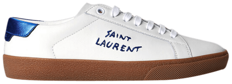 Saint Laurent Wmns Court Classic SL/06 Low 'White Pearl Blue'