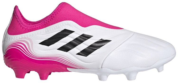 Adidas Copa Sense3 Laceless FG White Shock Pink