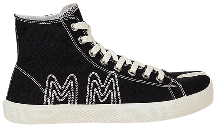 Maison Margiela Tabi High 'MM Embroidered - Black'