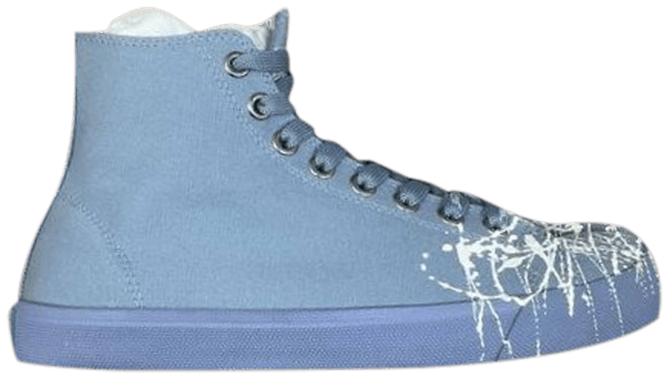 Maison Margiela Wmns Tabi High Paint Splatter   Denim