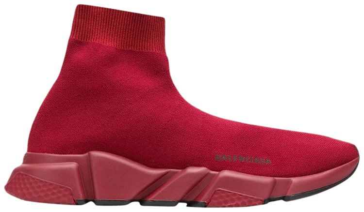 Red balenciaga speed trainer deals