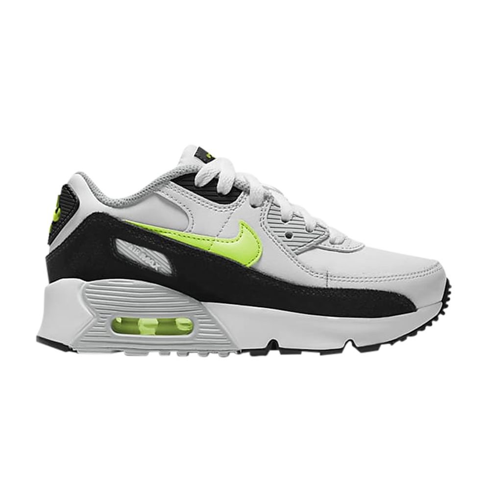 Pre-owned Nike Air Max 90 Ps 'white Hot Lime' | Kid's Size 3