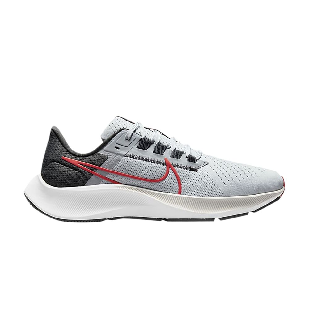 NIKE AIR ZOOM PEGASUS 38 'PURE PLATINUM CHILE RED'
