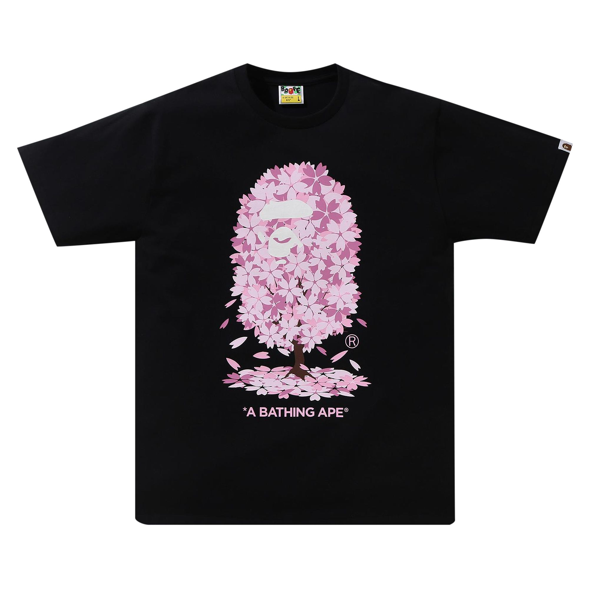 Pre-owned Bape Sakura Tee 'black'