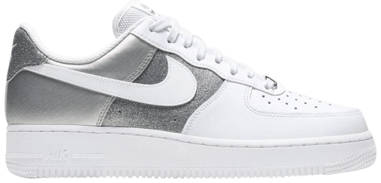 wmns air force 1 07 ess white light silver