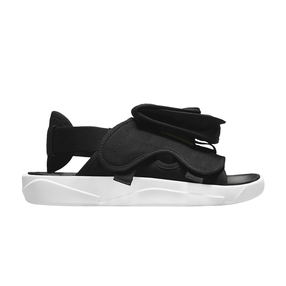 Jordan LS Slide 'Black White' | GOAT