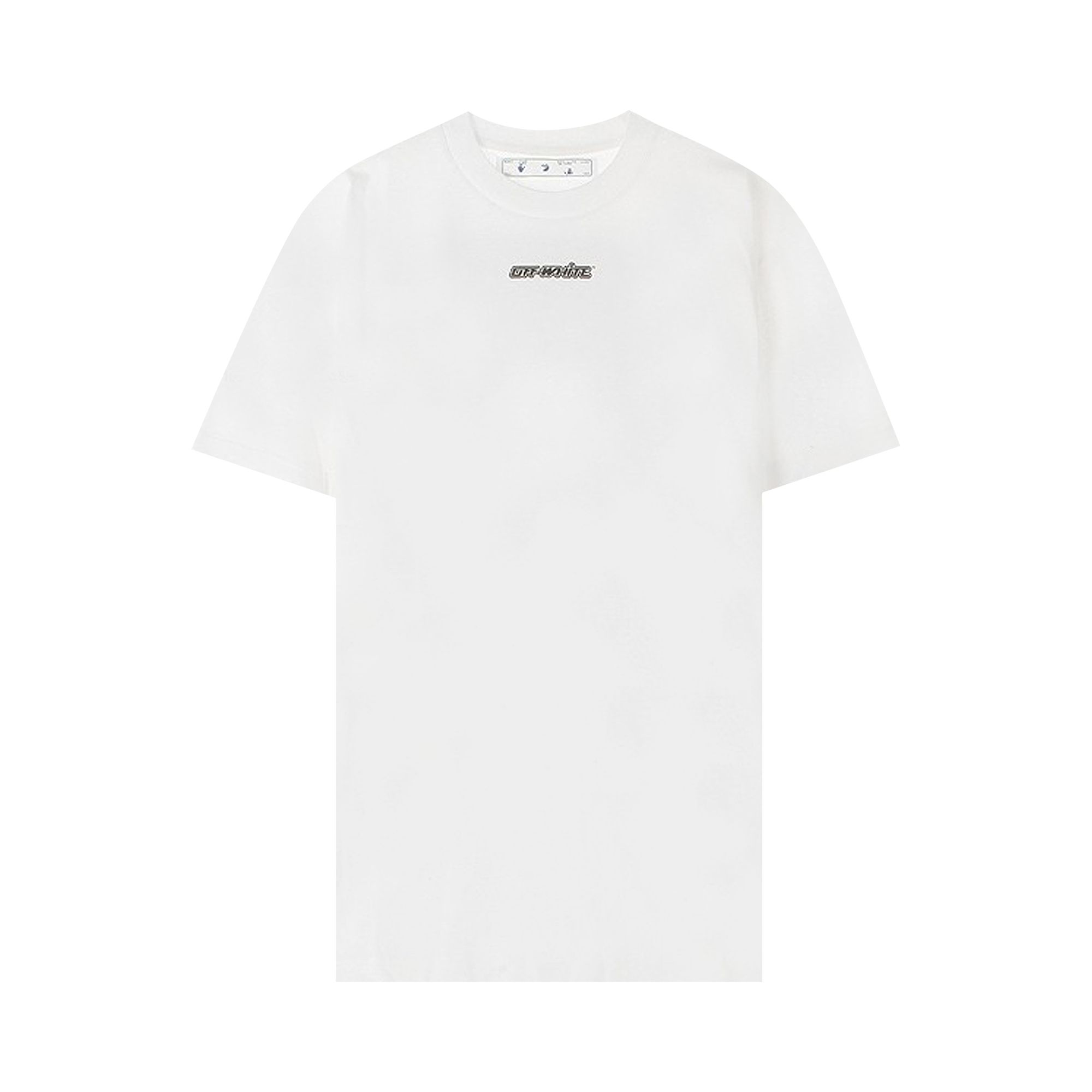 Pre-owned Off-white Marker Short-sleeve Over Tee 'white/blue'