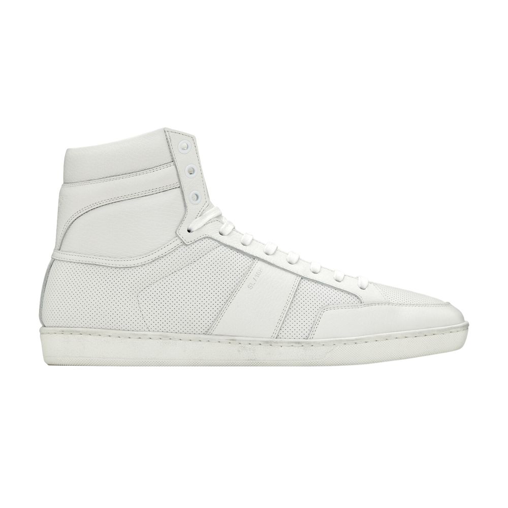 Pre-owned Saint Laurent Signature Court Classic Sl/10h High 'optic White' | Men's Size 42