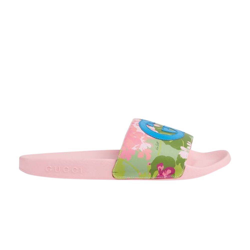 Ken Scott x Gucci Wmns Slide 'Floral - Pink' | Women's Size 37
