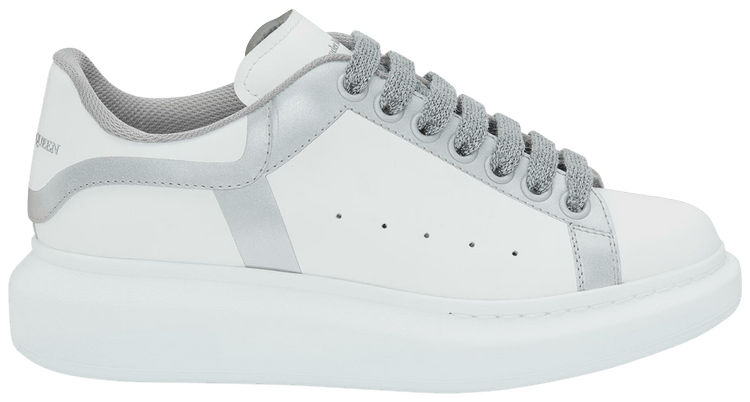 White and shop silver alexander mcqueen's