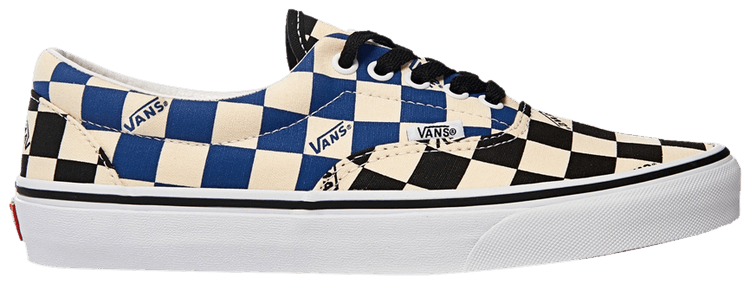 Vans Era Big Check   Black Navy