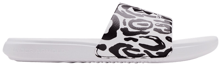 Under Armour Wmns Ansa Graphic Slides Zebra