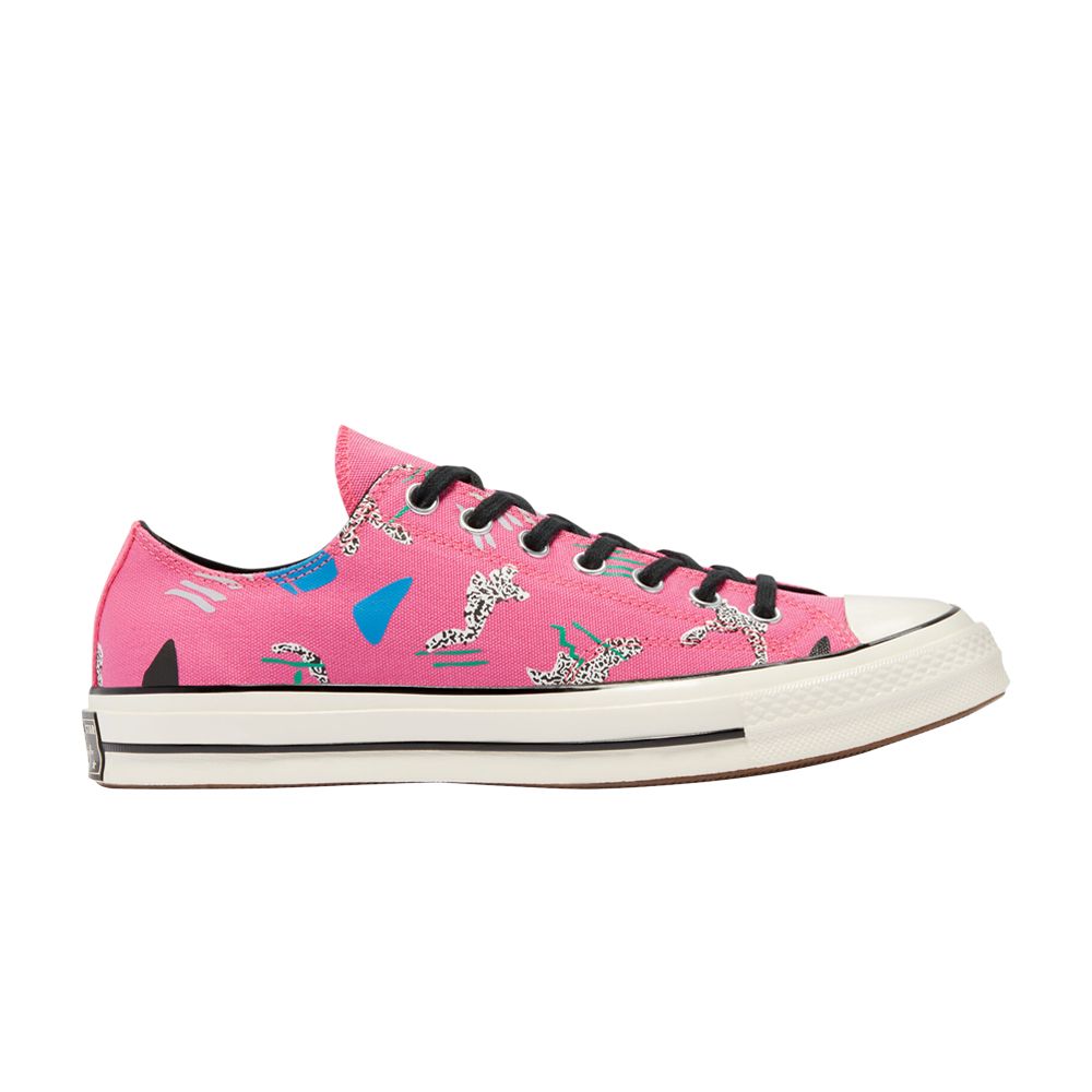 Pre-owned Converse Chuck 70 Low 'archive Skate Print - Hyper Pink'