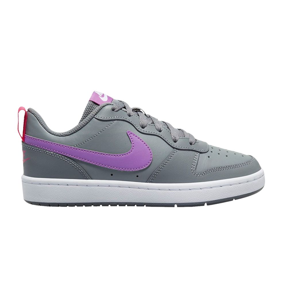 Pre-owned Nike Court Borough Low 2 Gs 'smoke Grey Purple Nebula' | Kid's Size 4