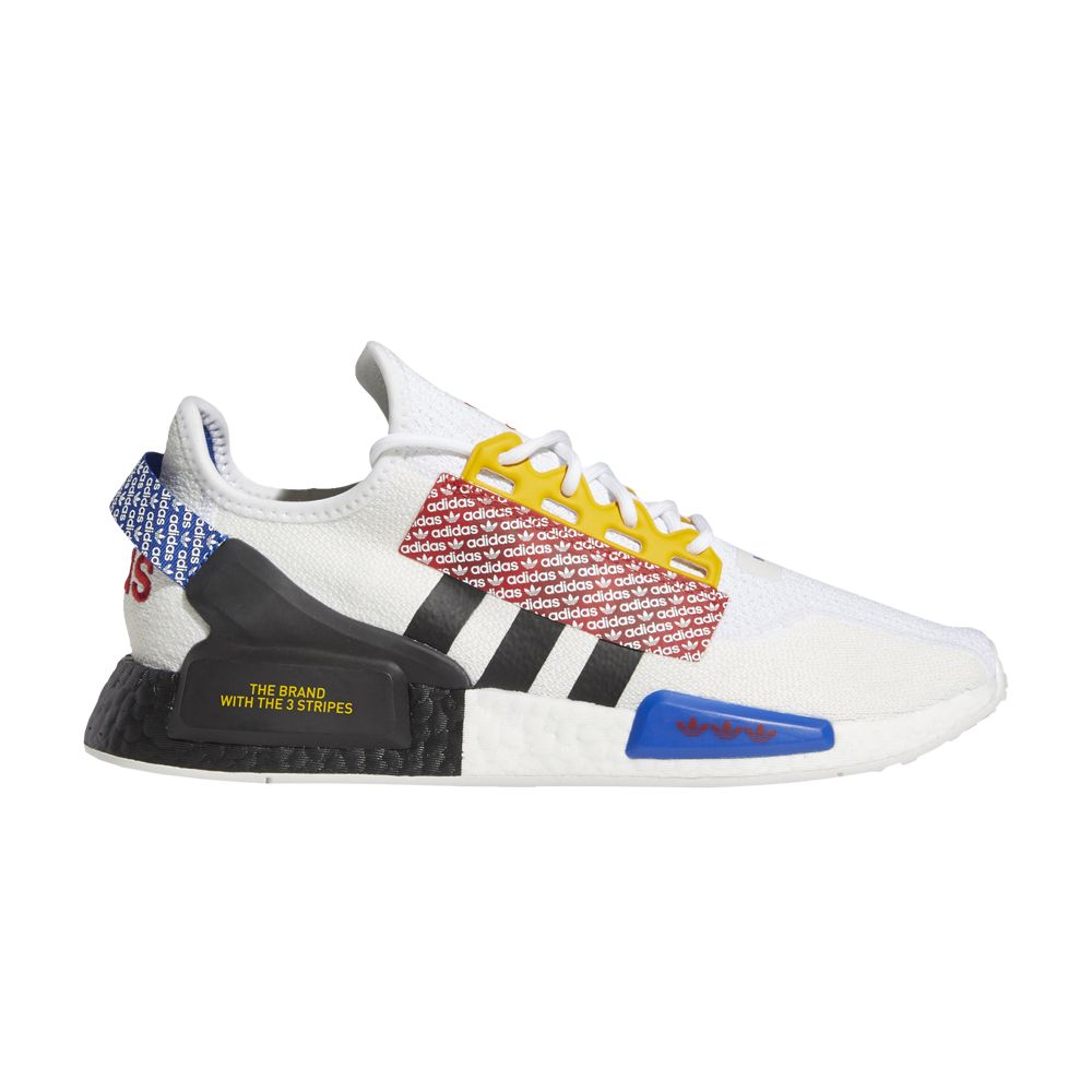 adidas NMD_R1 V2 'Logo Print - Mix Colors' | White | Men's Size 6