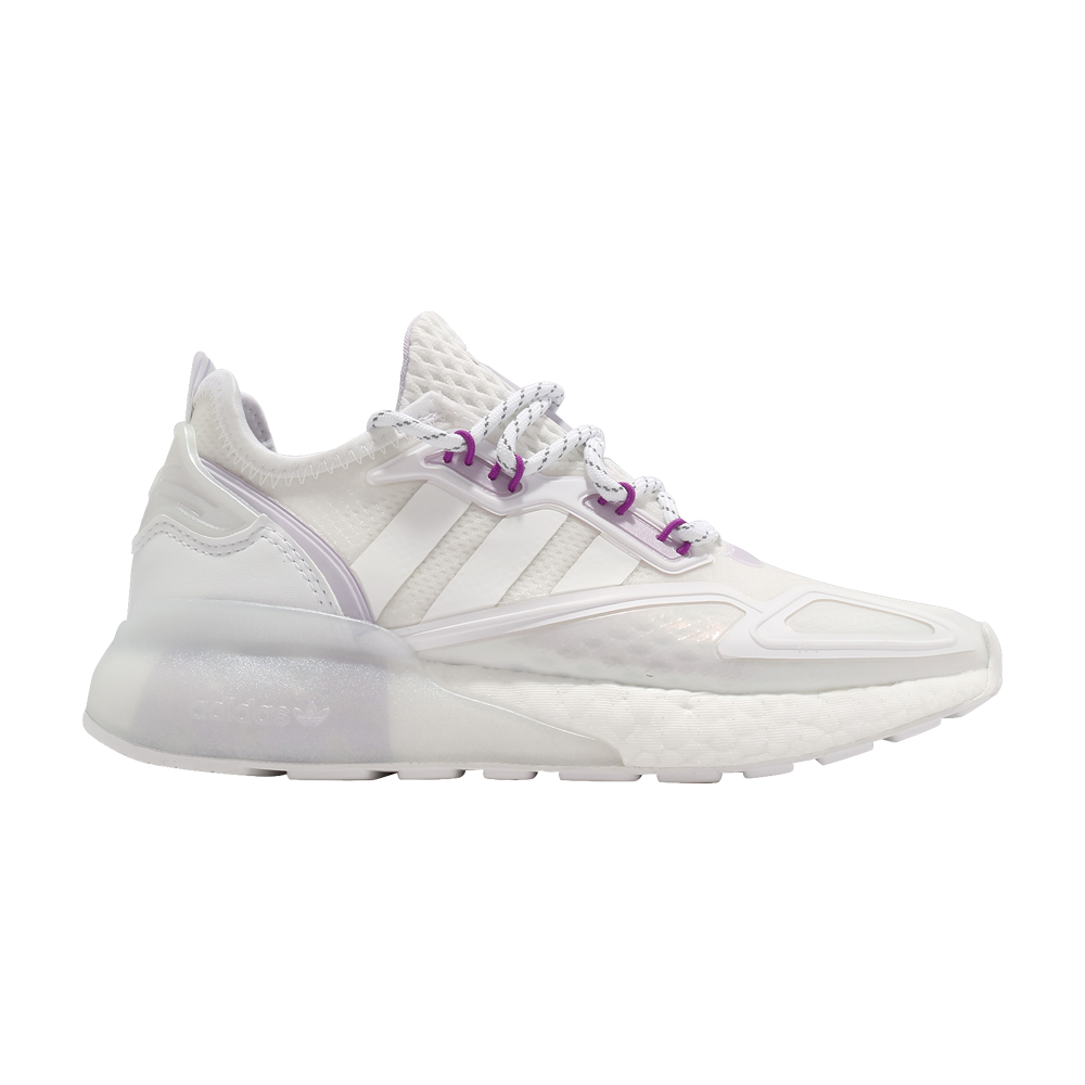 Pre-owned Adidas Originals Wmns Zx 2k Boost 'white Purple Tint'