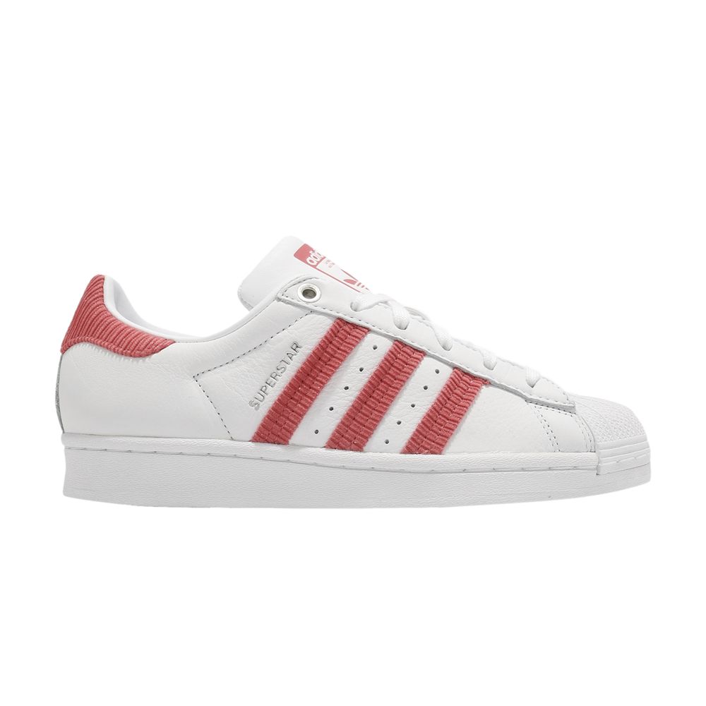 adidas Wmns Superstar 'Corduroy Striped - White Tactile Pink' | Women's Size 5