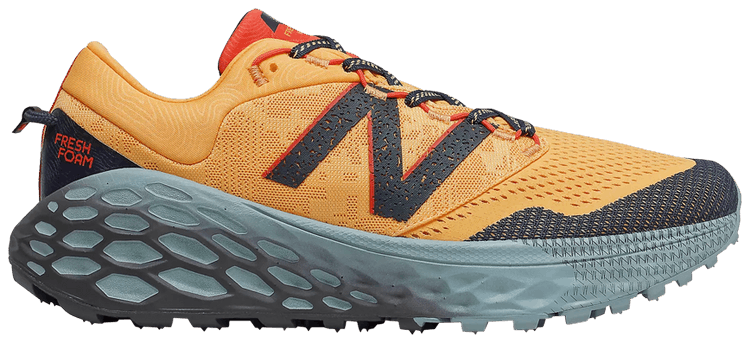 New Balance Fresh Foam More Trail v1 2E Wide Habanero Ocean Grey