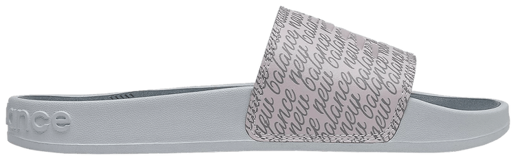 New Balance Wmns 200 Slides Allover Italic Logo