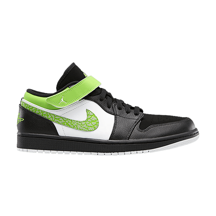 Buy Air Jordan 1 Strap Low Black Electric Green 574420 031 GOAT UK