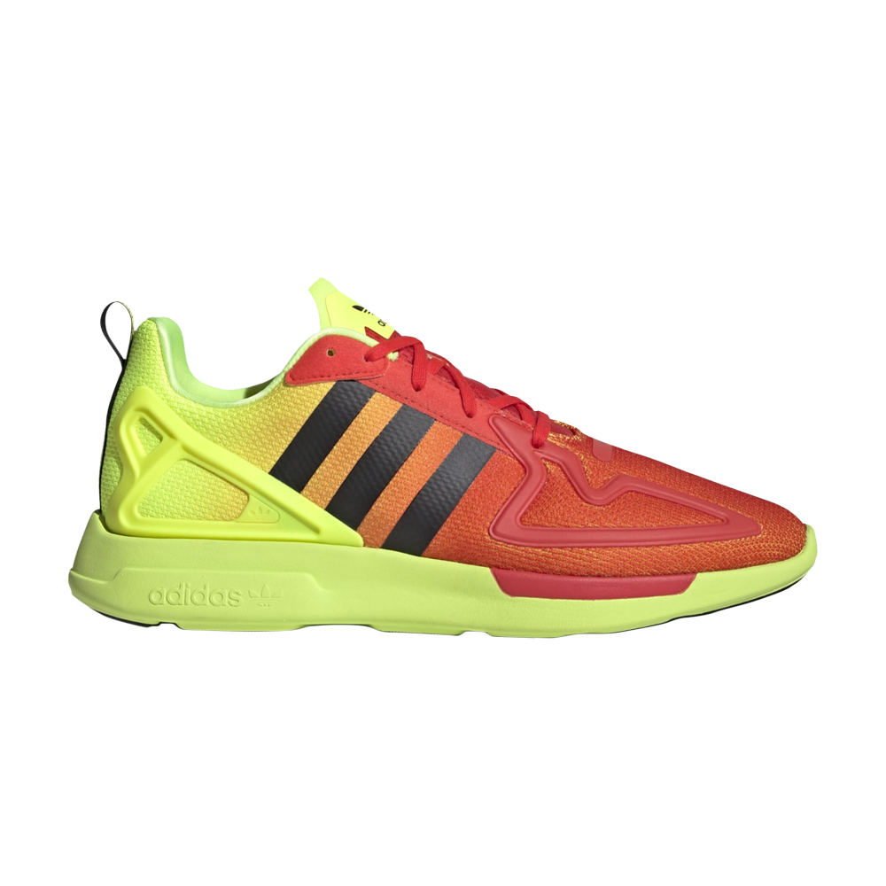 Pre-owned Adidas Originals Zx 2k Flux 'solar Yellow Hi-res Red'