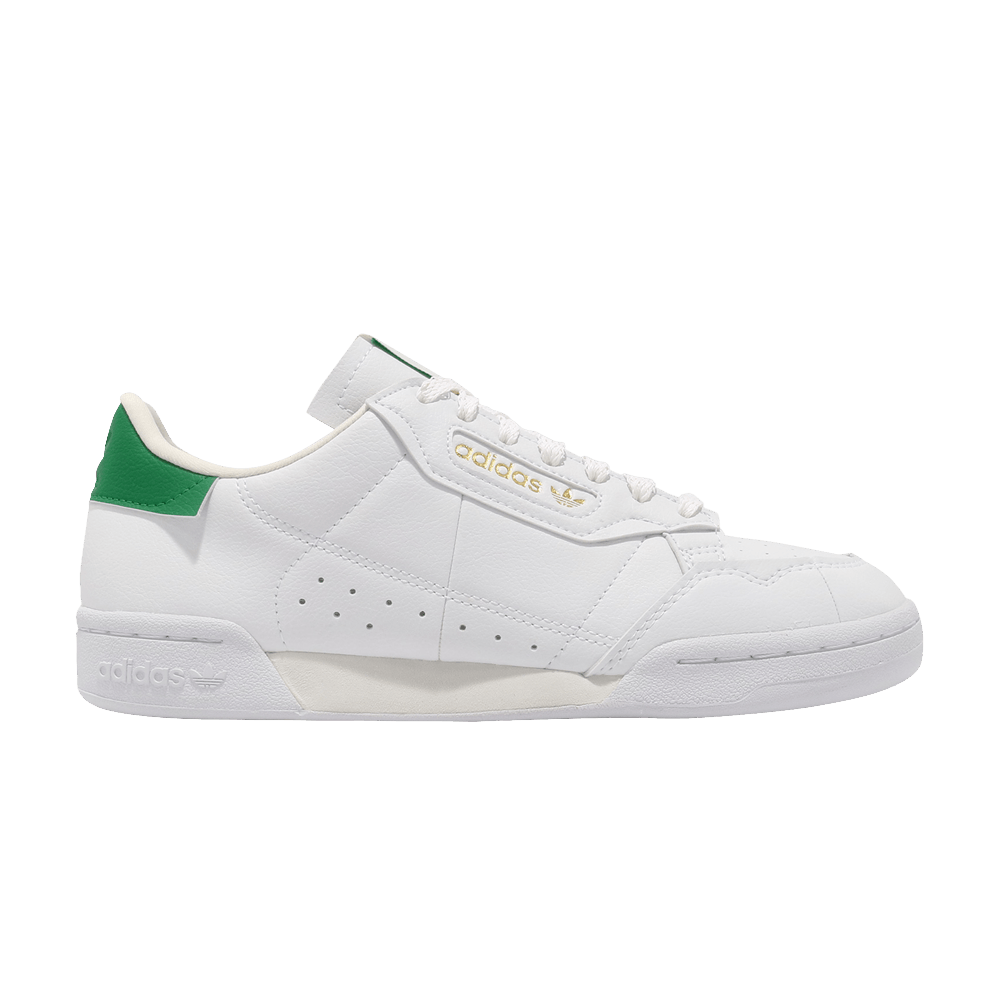 Adidas continental 80 white yellow black clearance