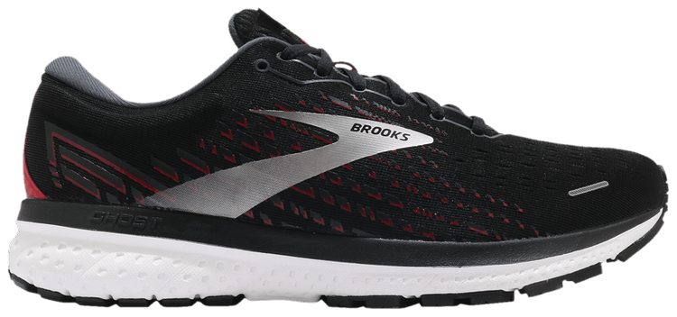 Brooks Ghost 13 Black Tango Red
