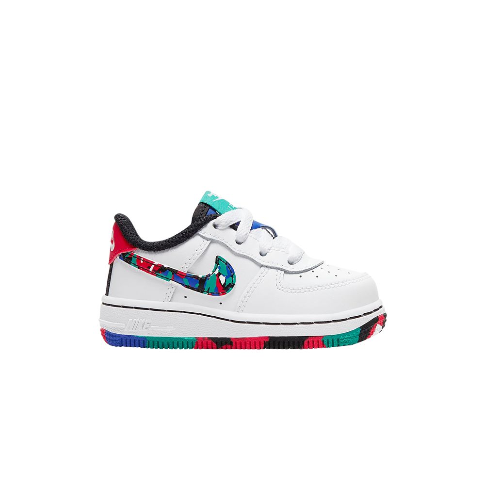 Nike Air Force 1 Low TD 'Melted Crayon' | White | Infant Size 10