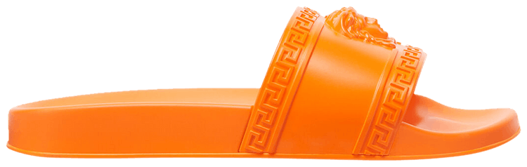 Orange versace slides deals