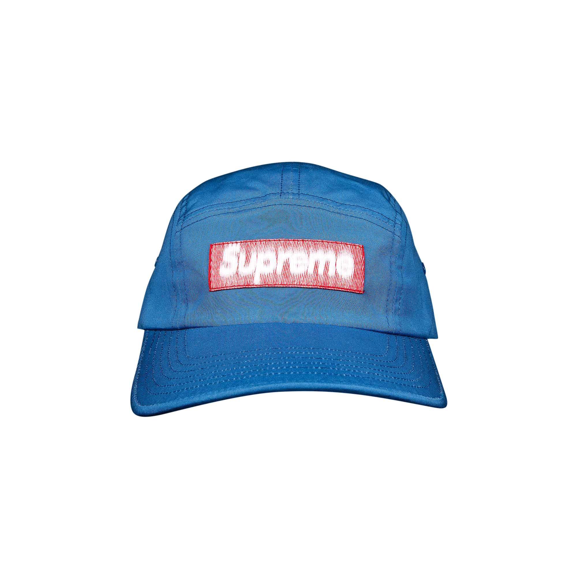Pre-owned Supreme Reversed Label Camp Cap 'light Royal' In Blue
