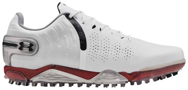 Under Armour Spieth 5 Spikeless Wide White Metallic Silver