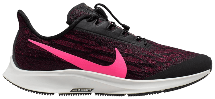 Nike Wmns Air Zoom Pegasus 36 Flyease Wide Black Pink Blast