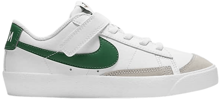 Nike blazer low white green best sale