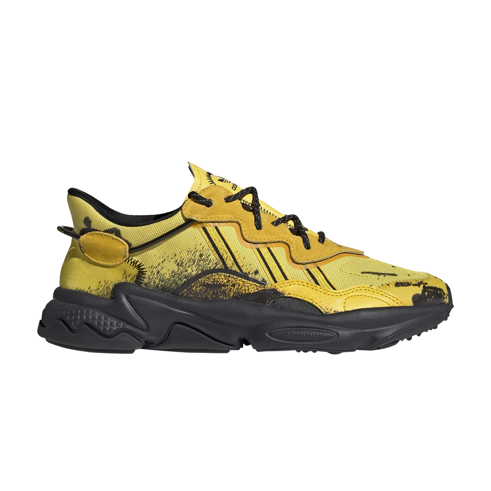 Pre-owned Adidas Originals Angel Chen X Ozweego 'black Equipment Yellow'