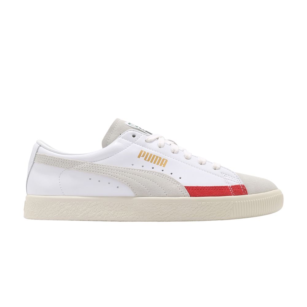 Puma Basket 90680 L 'White High Risk Red' | Men's Size 5.5