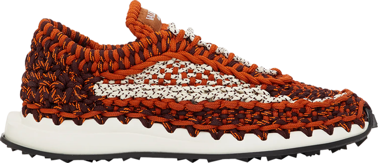 Valentino Crochet Sneakers 'Orange Zest'