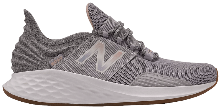 New Balance Wmns Fresh Foam Roav Tee Shirt   Whisper Grey