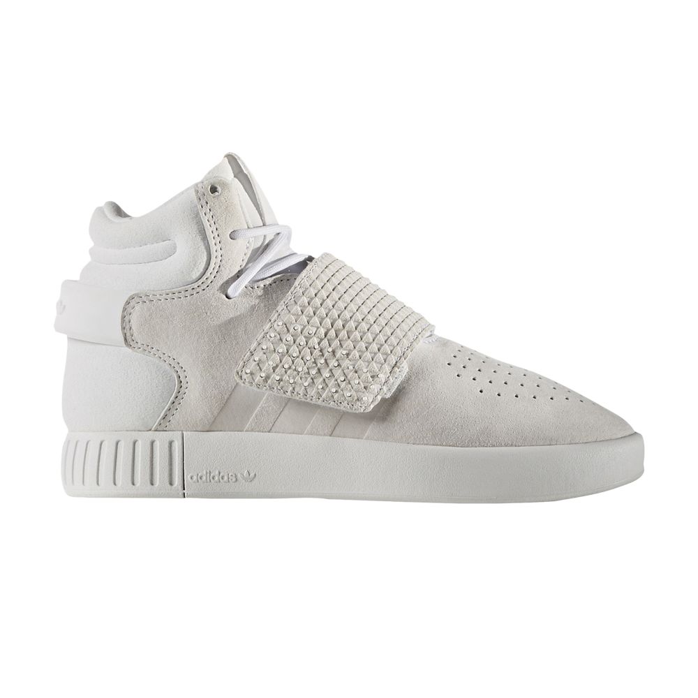 adidas Tubular Invader Strap J 'Vintage White' | Cream | Kid's Size 5.5 - BA9370