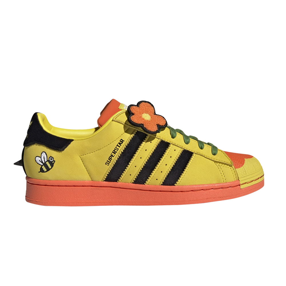 Pre-owned Adidas Originals Melting Sadness X Superstar 'bee With You Pack - Yellow'