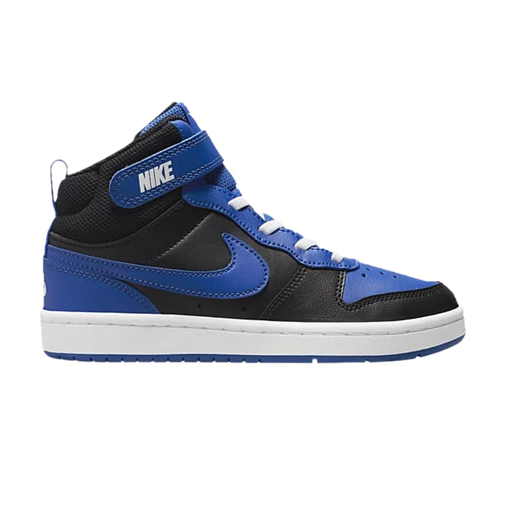 Pre-owned Nike Court Borough Mid 2 Ps 'black Game Royal' | Blue | Kid's Size 8