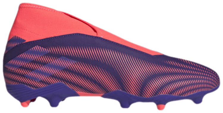 Adidas Nemeziz 3 Laceless FG Tension Tape   Energy Ink Signal Pink