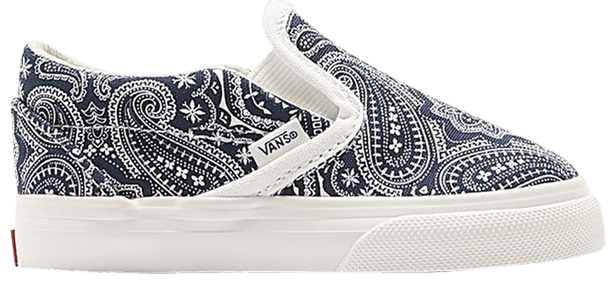 Kith x Vans Vault OG Classic Slip On Toddler Paisley