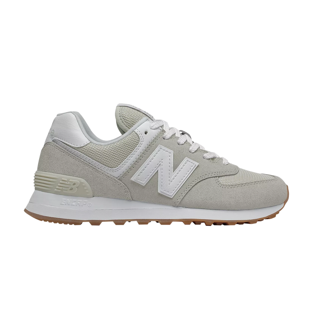 Pre-owned New Balance Wmns 574 'silver Birch' In Grey