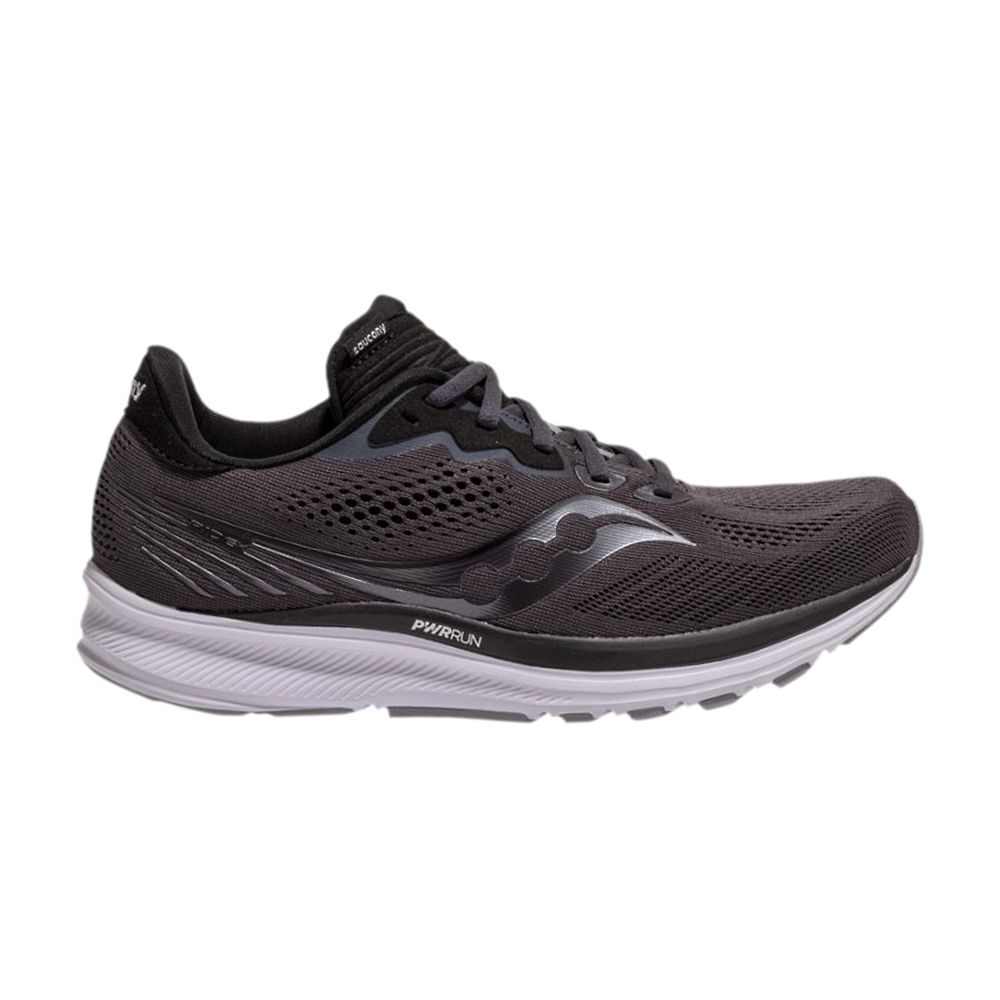 Pre-owned Saucony Wmns Ride 14 'charcoal' In Black